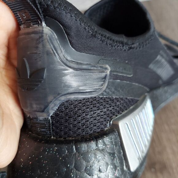 Adidas NMD R1 Spectoo Women’s Athletic Sneaker Running Shoe Black Glitter GZ9288 - Picture 13 of 13